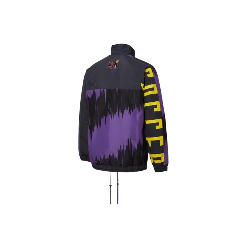 PUMA Borussia Dortmund Jacket Men's Black Purple-1