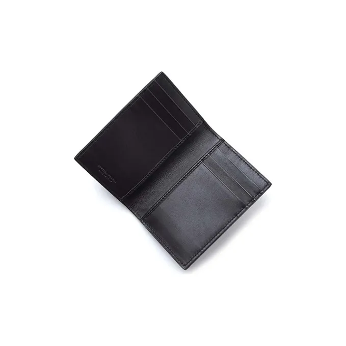 Bottega Veneta Cow Leather Wallet Men's Black-3