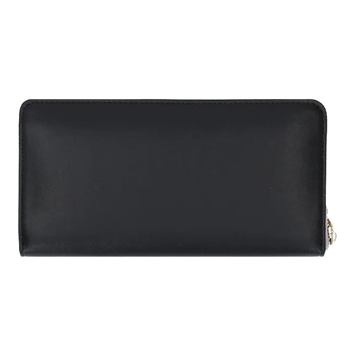 Stella McCartney Logo Perforated Zip Around Continental Wallet-1