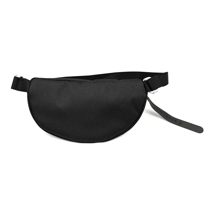 Converse Polyester One Shoulder Crossbody Sling Bags Unisex Black-1