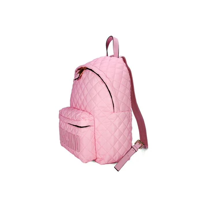 MOSCHINO Nylon Fabric Backpack Women's Pink-2