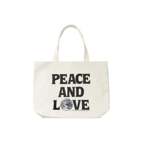 Stussy Cotton Shopping Bag Handbag Unisex White
