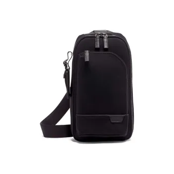 TUMI Nylon Fabric One Shoulder Sling Bag Men's Black