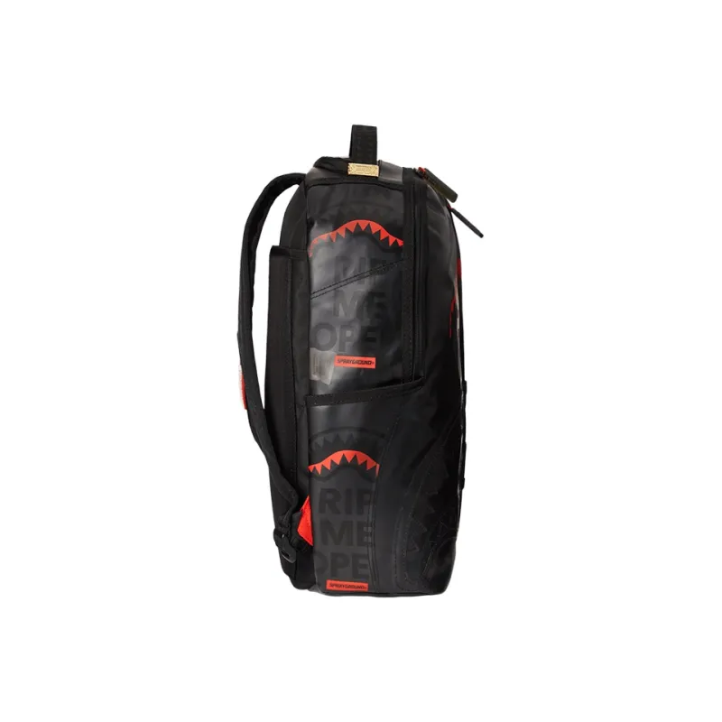 SPRAYGROUND PVC Laptop Backpack Large Size Men's Black-2