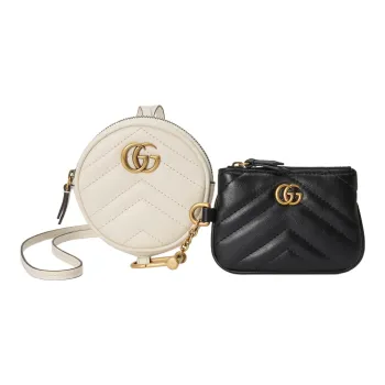GUCCI GG Marmont Coin Purse And Key Case