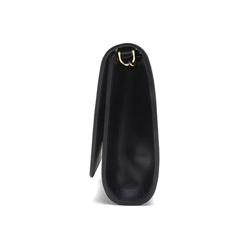 FERRAGAMO Cow Leather Crossbody Bag Women's Black-2