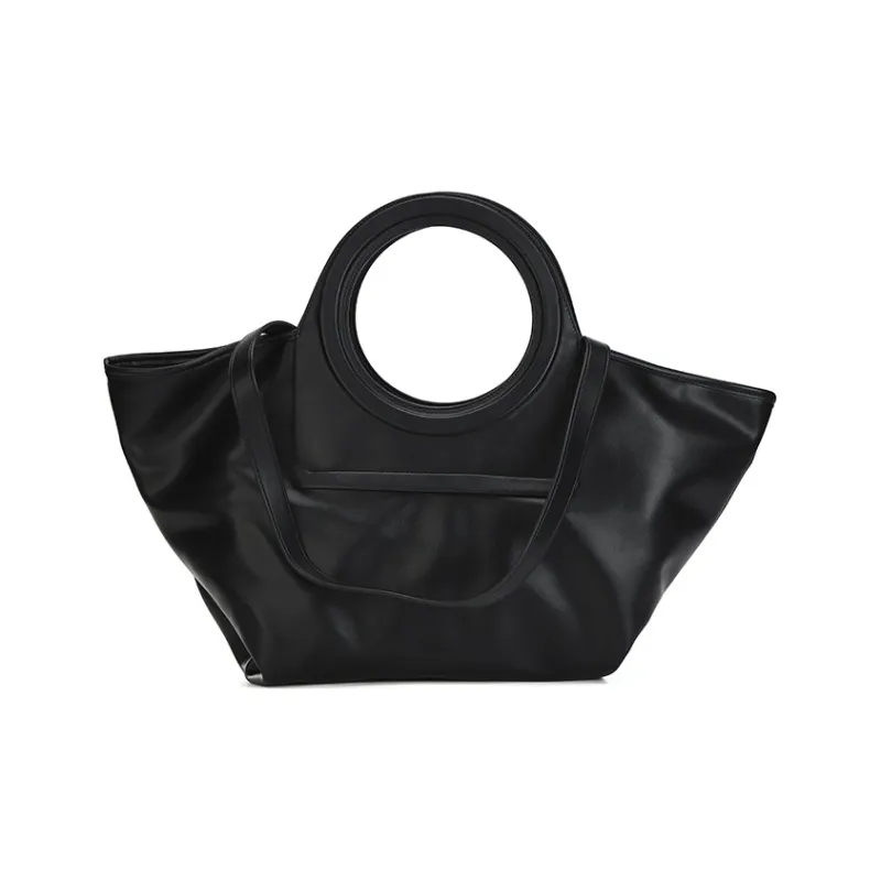 FILA Fabric Handbag, Crossbody Bag Regular Women's Jet Black-3