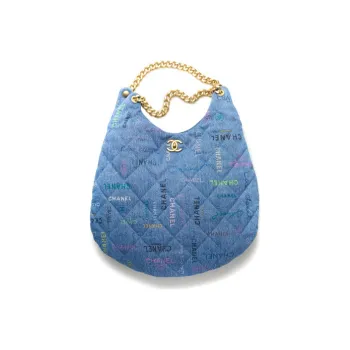 CHANEL Denim Tote Bag, Shopping Bag, Hobo Bag, Shoulder Bag, Crossbody Bag Extra Large Women's Blue