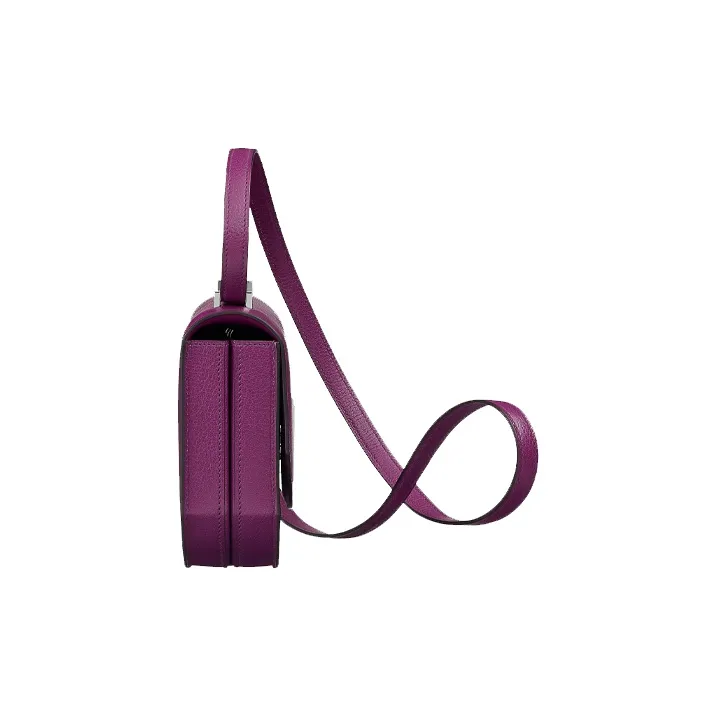 HERMES Mosaique Mosaic Goatskin Crossbody Bag Shoulder Bag Women's P9 Anemone Sea Cucumber Purple-1