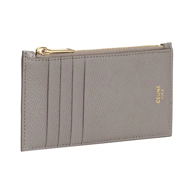 CELINE Grained Calfskin Card Holder Men's Pebble-1