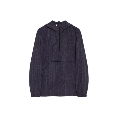 Lanvin Jackets Men Dark Blue