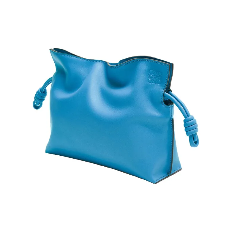 LOEWE Flamenco Nappa Cow Leather Handheld Shoulder Bag Crossbody Bag Mini Women's Cliff Lake Blue-2
