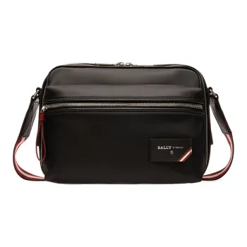 BALLY Nylon Fabric Camera Bag Shoulder Bag Crossbody Bag Regular Men's Black