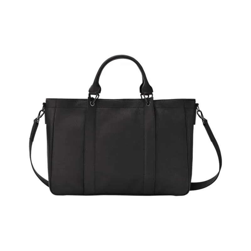 LONGCHAMP 3D Cow Leather Crossbody Bags Handbags Small Size Unisex Black-2