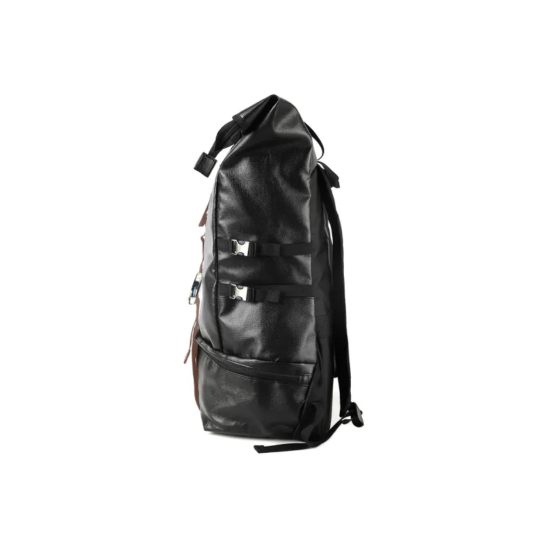 Slazenger Synthetic Leather Gym Bag Backpack Men's Royal Blue/Black/Coffee-10