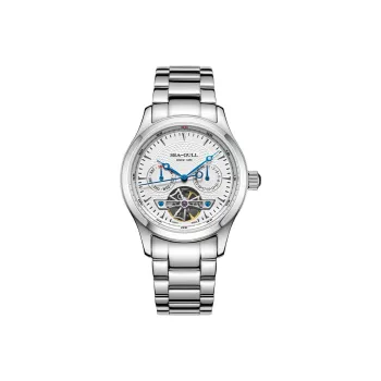 Sea Gull Masterpiece Collection Automatic Mechanical Movement Steel Strap Watch Men's Watches Silver Dial