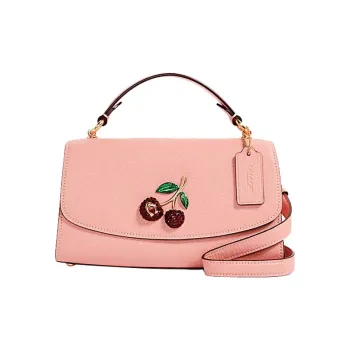 COACH Tilly Cow Leather Shoulder Bag Crossbody Bag Handbag Regular Women's Candy Pink