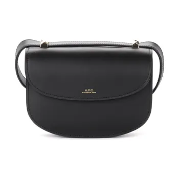 A.P.C Leather Shoulder Bag Crossbody Bag Mini Women's Black