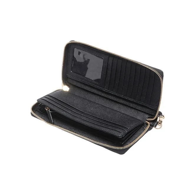 MICHAEL KORS MICHAEL KORS Handbag Collection Jet Set Travel Cow Leather Clutch Women's Black-5