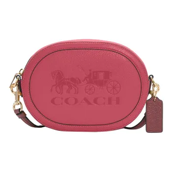COACH Camera Leather Camera Bags Crossbody Bags Small Size Women's Fuchsia