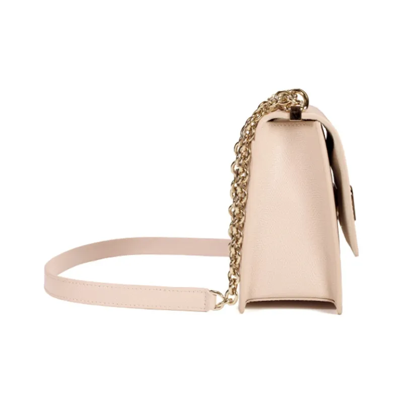Furla 1927 Collection Cow Leather Shoulder Bag Women's Pink-3