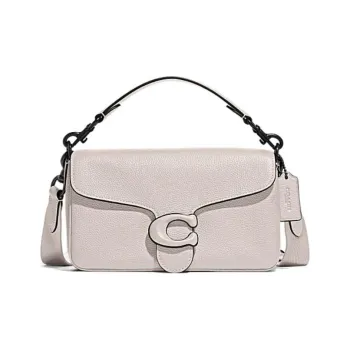 COACH Tabby Soft Cow Leather Multifunctional 2-in-1 Bag Handbag Crossbody Bag Large Size Women's White