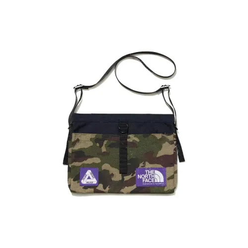 Palace X THE NORTH FACE PURPLE LABEL Crossbody Bags Camouflage