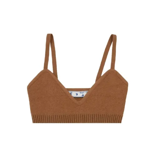 OFF WHITE Fine knit Strappy Bralette