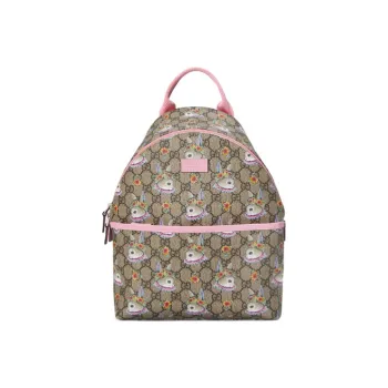 GUCCI Yuko Higuchi Yuko Higuchi Co-Branded Fabric Kids' Backpacks Kids' Ebony/Pink