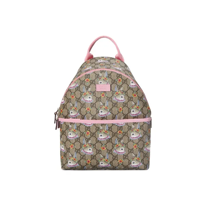 GUCCI Yuko Higuchi Yuko Higuchi Co-Branded Fabric Kids' Backpacks Kids' Ebony/Pink-0