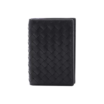 Bottega Veneta Cow Leather Wallet Men's Black
