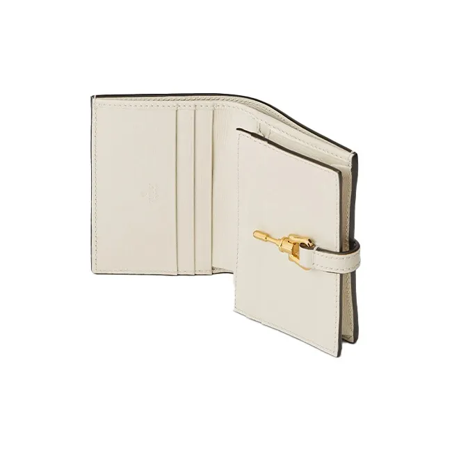 GUCCI Canvas Wallet Women's Beige-3