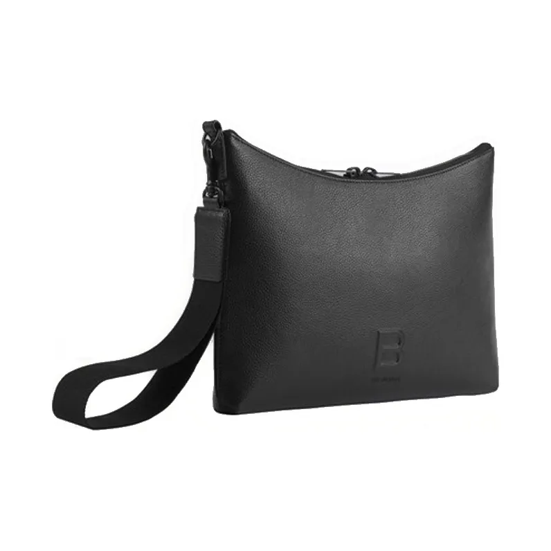 Balenciaga Grain Calfskin Clutch Men's Black-1