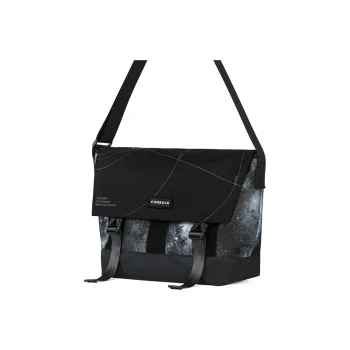 COMBACK VAST UNIVERSE Polyamide Messenger Bag, Shoulder Bag, Crossbody Bag Unisex Black/White/Gray