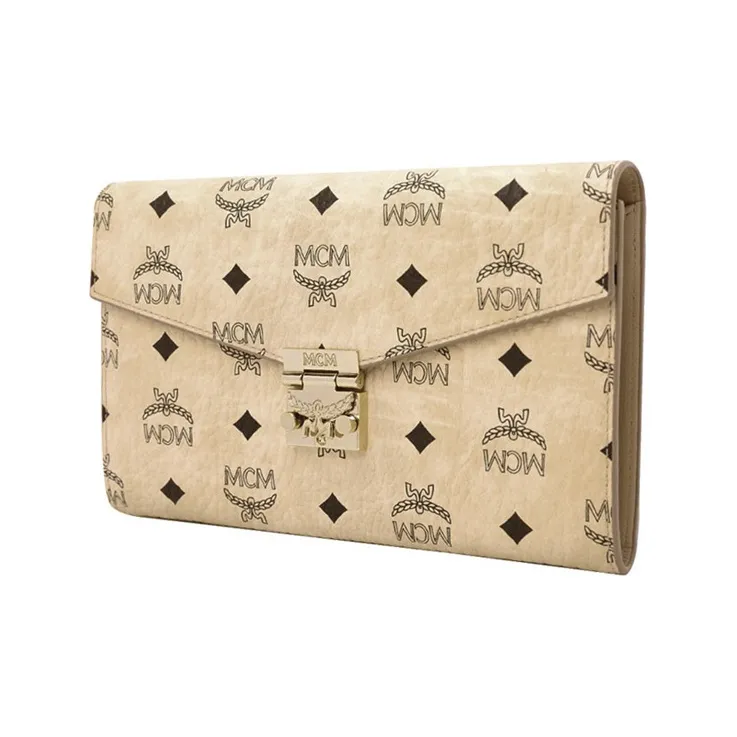 MCM Original Visetos Coated Canvas Shoulder Bag Regular Women's Beige-1