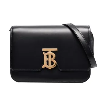 Burberry Leather Shoulder Bag Crossbody Bag Regular Women's Black