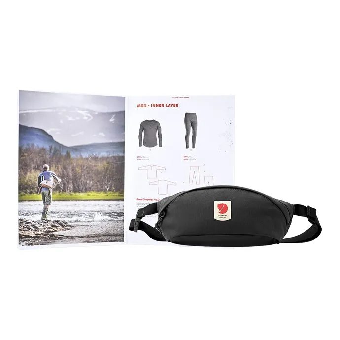 Fjallraven Polyamide Shoulder Bag, Crossbody Bag, Fanny Pack, Sling Bag Regular Unisex Black-4