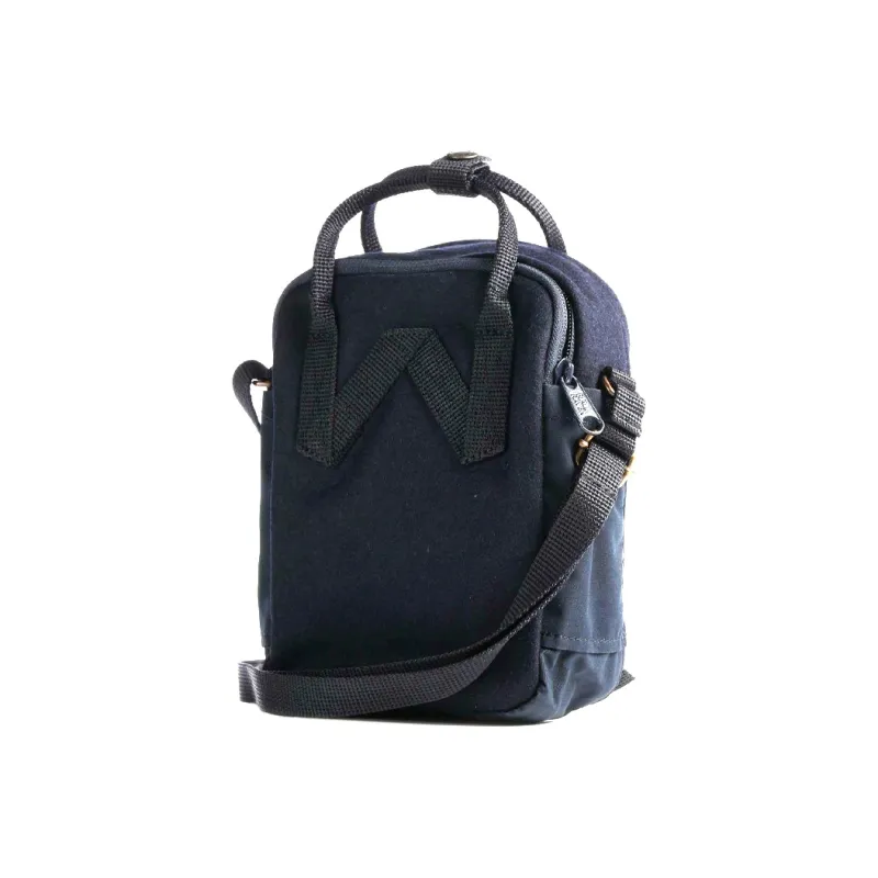 Fjallraven Eco-Friendly Wool Crossbody Bag One Shoulder Crossbody Bag Regular Unisex Blue Black-1
