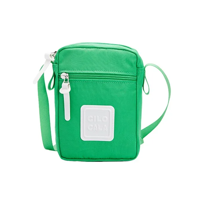 CILOCALA Nylon Fabric Crossbody Bag Square Bag Shoulder Bag Regular Unisex Red Candy Color-17