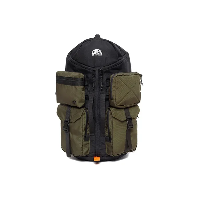 Subcrew Military Function Series Polyester Backpack Travel Bag Regular Men's Military Black-0