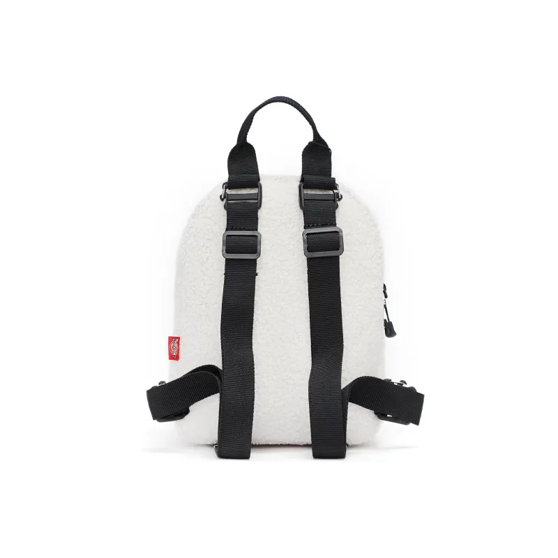 Dickies Sherpa Polar Fleece Backpack Mini Unisex White-2