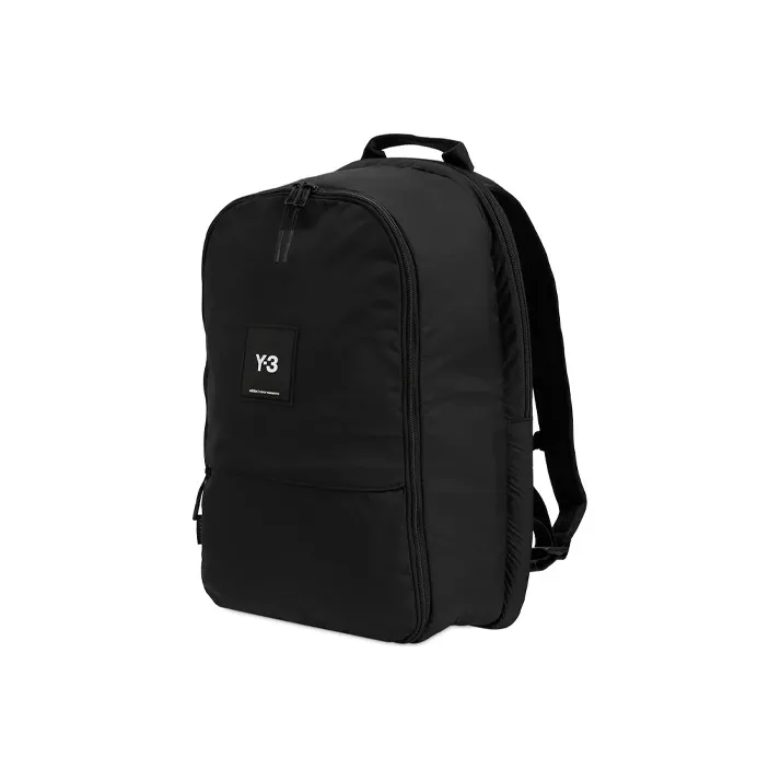 Y 3 Polyester Laptop Backpack Regular Men's Black-1
