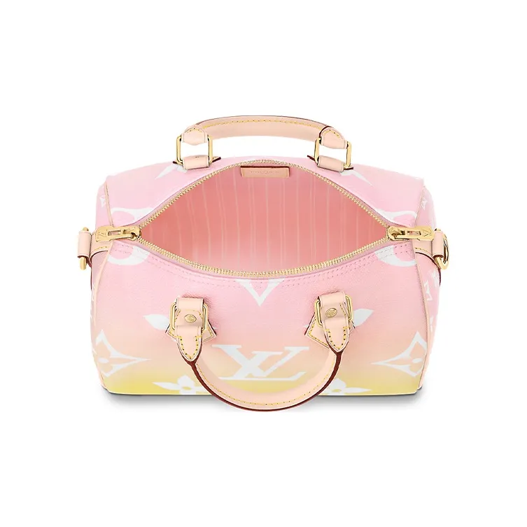 LOUIS VUITTON Speedy Bandouliere Gradient Pastel 25 Light Pink-3