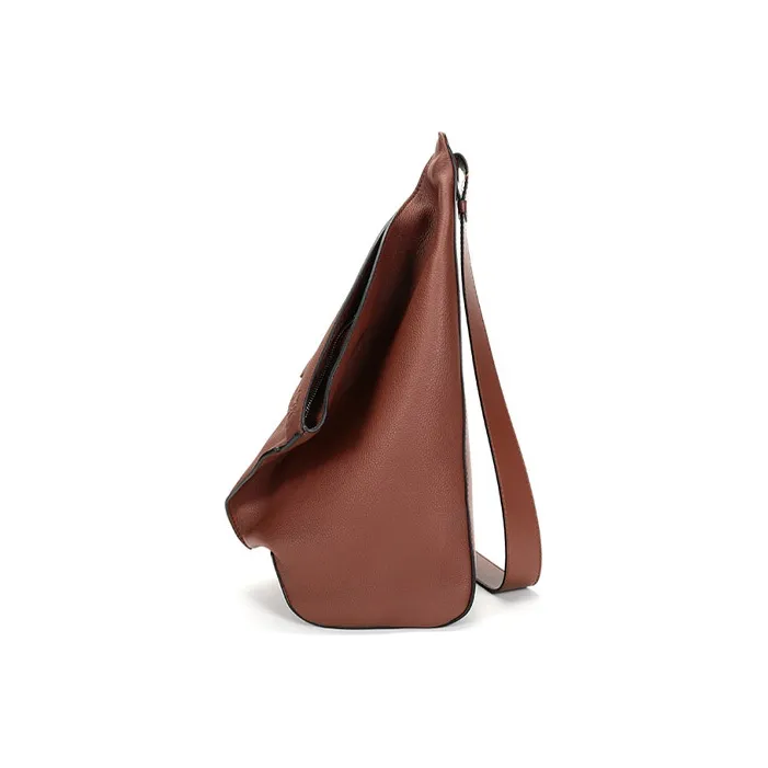 LOEWE Anton Cow Leather Crossbody Bag Shoulder Bag Small Size Men's Cognac-2