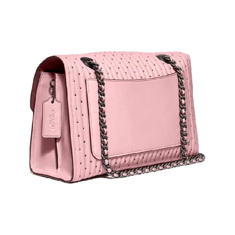 COACH Parker Lambskin Crossbody Bag Shoulder Bag Medium Size Women's Cherry Blossom Pink-1