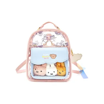 Miffy PVC Jelly Bag Backpack Regular Women's Pink/Red/Yellow