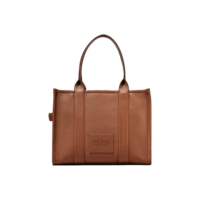 MARC JACOBS The Traveler Leather Totes Handbags Regular Unisex Brown-2