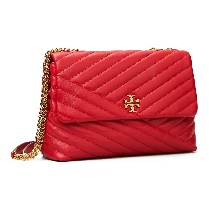 TORY BURCH Kira Sheepskin Crossbody Bag, Shoulder Bag Women's True Red-1