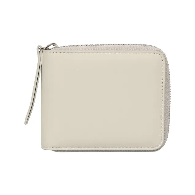 Maison Margiela Smooth Calf Leather Wallet Women's Gray-0