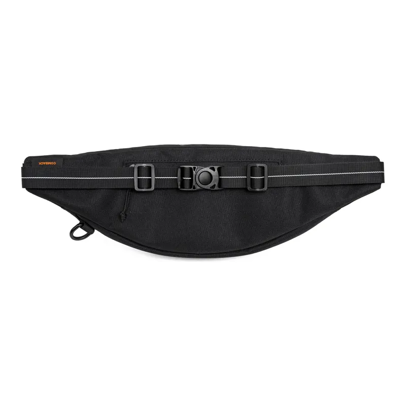 COMBACK Cotton Sling Bag, Fanny Pack Regular Unisex Black Blue Purple-2